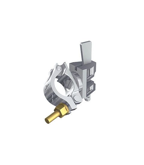 wedge head coupler swiveling