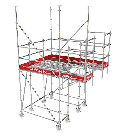 Afixfast rolsteiger stalen toren