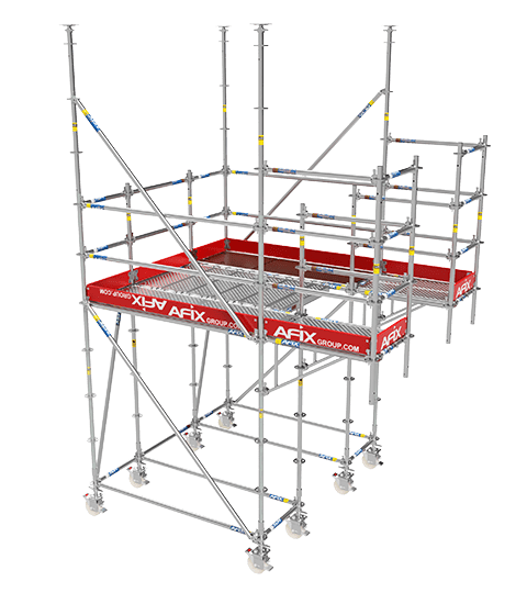 Afixfast rolsteiger stalen toren