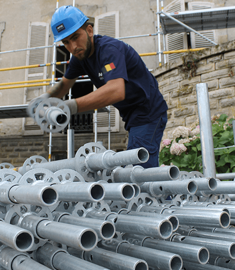 Afixfast steiger afbraak