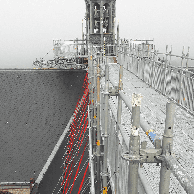 Afix fast X52 tour d'escaliers et échafaudage du public - célébration de Klim naar de hemel à Alkmaar