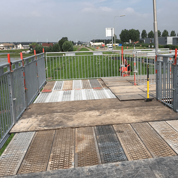 Afix fast X52 échafaudage de secours pour pont pour bicyclette - Meulhan Rotterdam