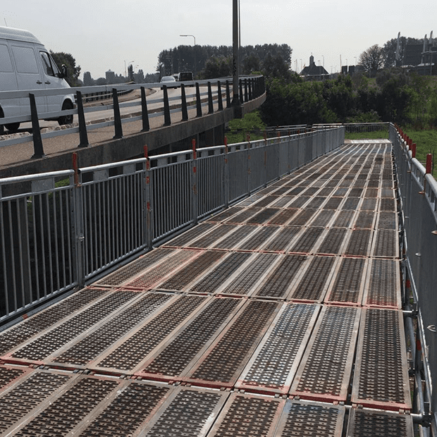 Afix fast X52 échafaudage de secours pour pont pour bicyclette - Meulhan Rotterdam