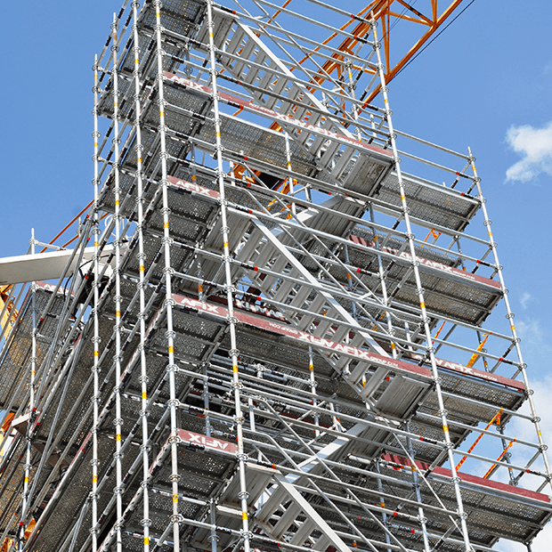Afix Group scaffold setup - CNOI - Port Louis Mauritius