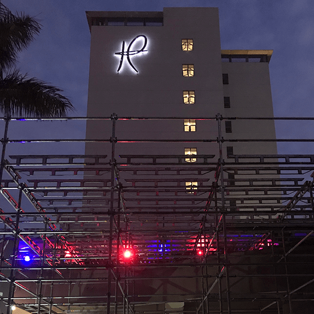 Afix Group event stage for Hennesey hotel - Mauritius