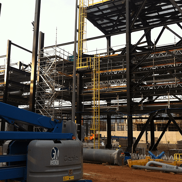 Afix fast X52 industry scaffold construction for pipe racks - Turkey