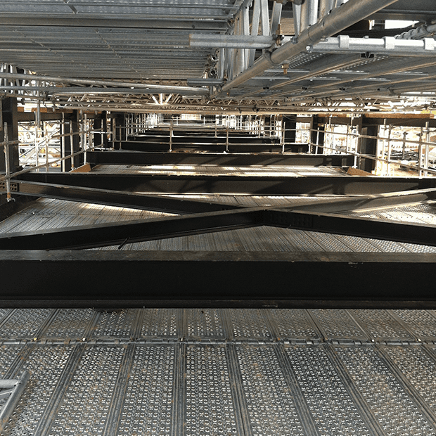 Afix fast X52 industry scaffold construction for pipe racks - Turkey