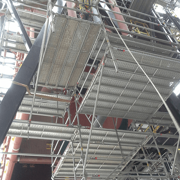 Afix fast X52 industry scaffold construction for pipe racks - Turkey