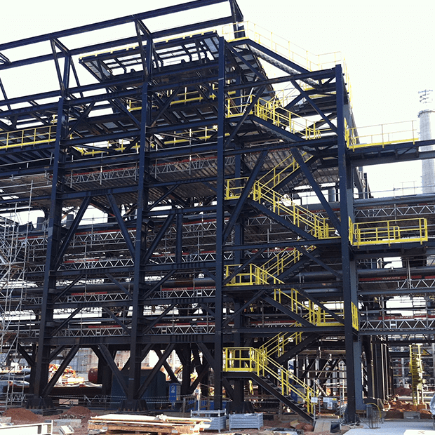 Afix fast X52 industry scaffold construction for pipe racks - Turkey