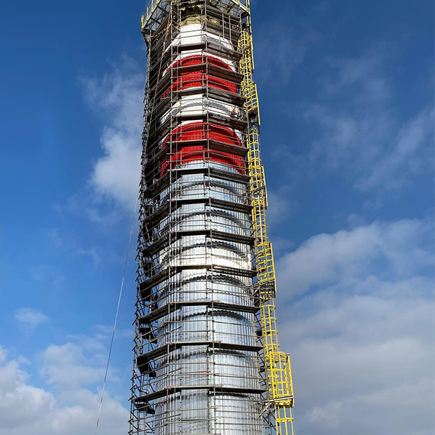 Afixfast X52 scaffolding for round constructions
