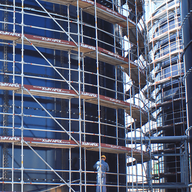 Afixfast X52 tank scaffolding bio industry