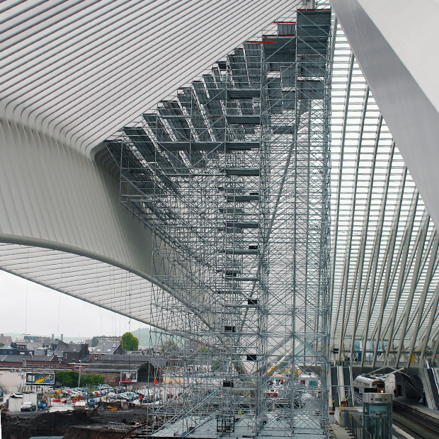 Afixfast X52 échafaudage spatial mobile pour la station Luik Guillemins