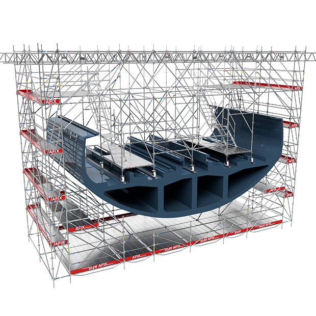 Afixfast X52 échafaudage suspendu pour la rénovation de pont