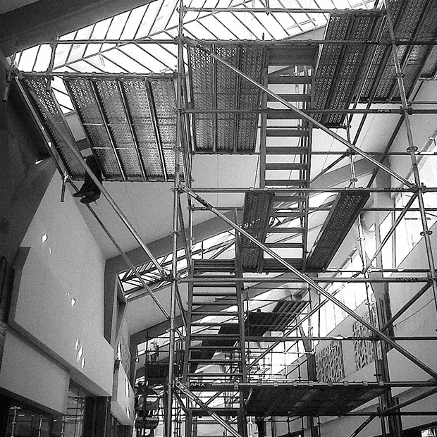 Afixfast X52 access stairs with elevated platform