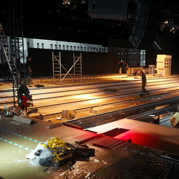 Afixfast X52 grandstand scaffold for events