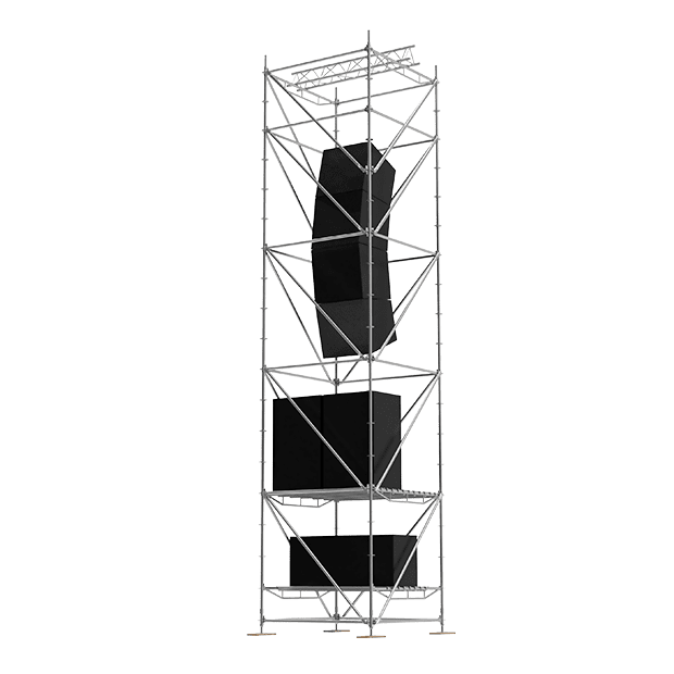 Afixfast X52 scaffold tower for sound system 