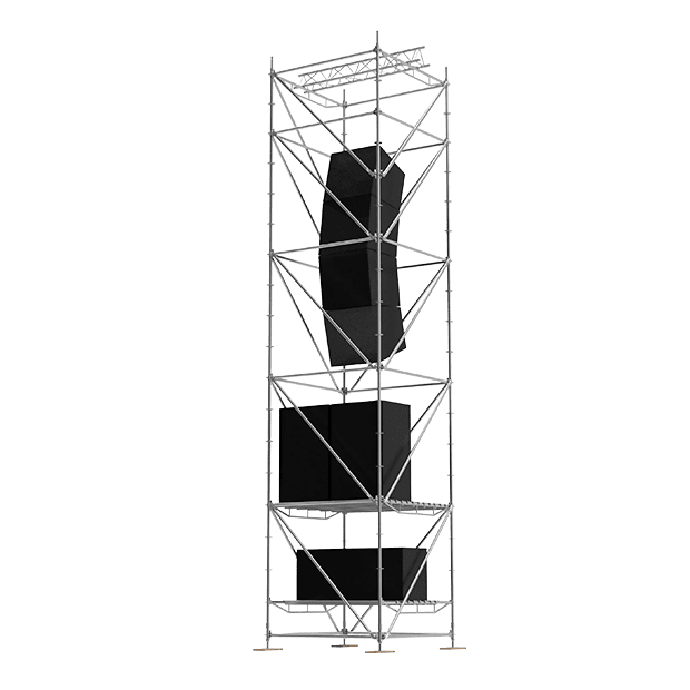 Afixfast X52 échafaudage d'escalier pour système de sonorisation