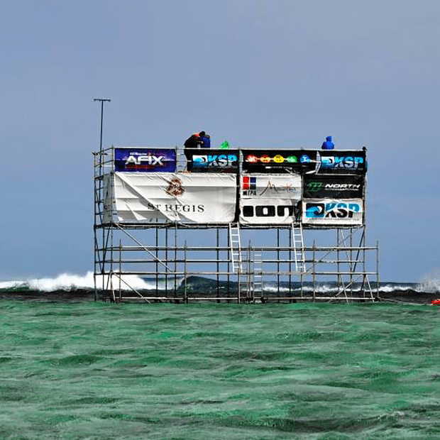 Afixfast X52 échafaudage d'événement pour les bannières de publicité kitesurfing Mauritius