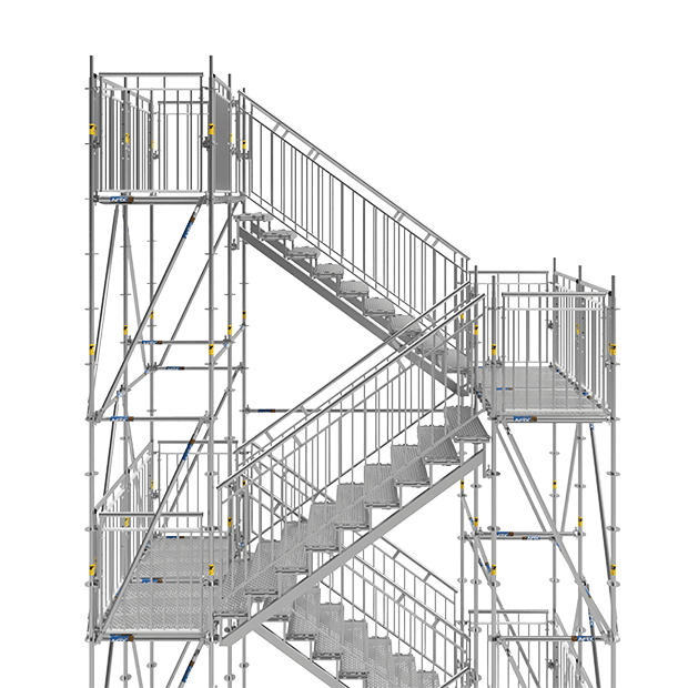 Afixfast X52 access stairs for public event
