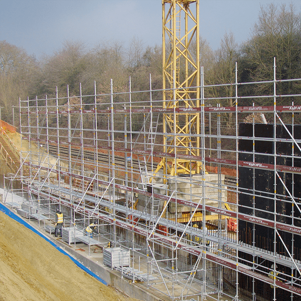 Afixfast masonry scaffold new construction
