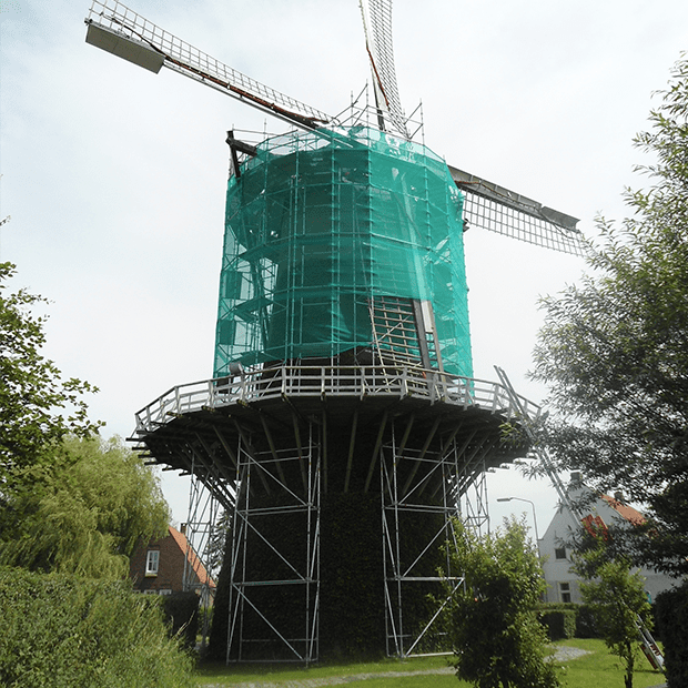Afixfast X52 renovation scaffold for round construction