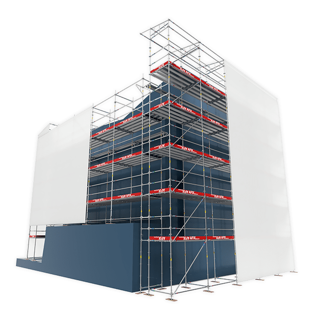 Afixfast X52 shrinkwrap scaffold