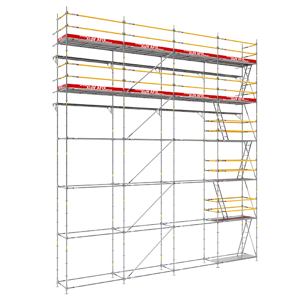 Afixfast X52 échafaudage de façade avec planchers d'échelle