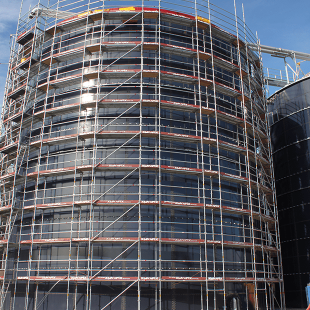 Afix fast X52 round construction tank scaffold - Sluiskil