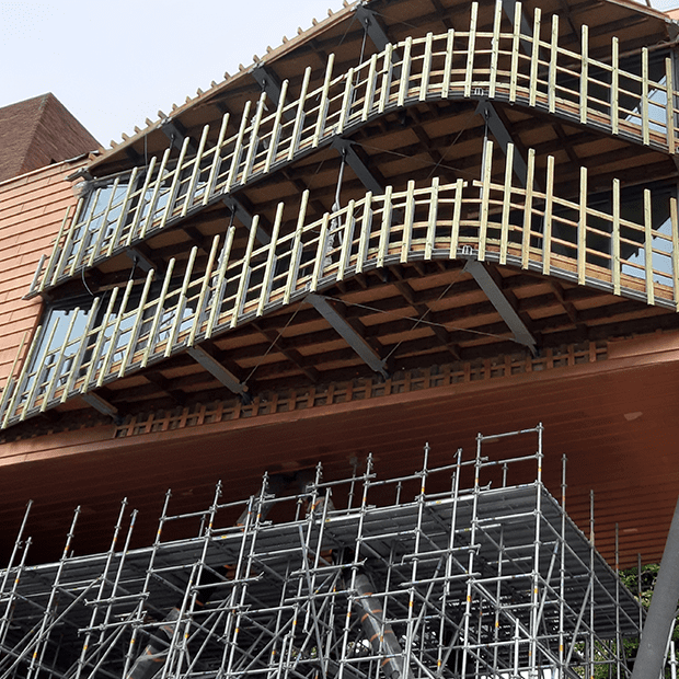 Afix fast X52 support scaffold Rue Henin Brussels