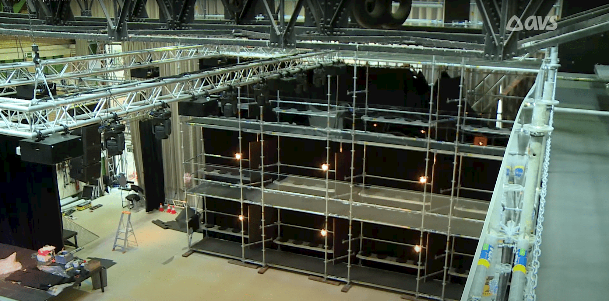 Afix scaffold lodges as anti-corona bubbles in De Central Ghent