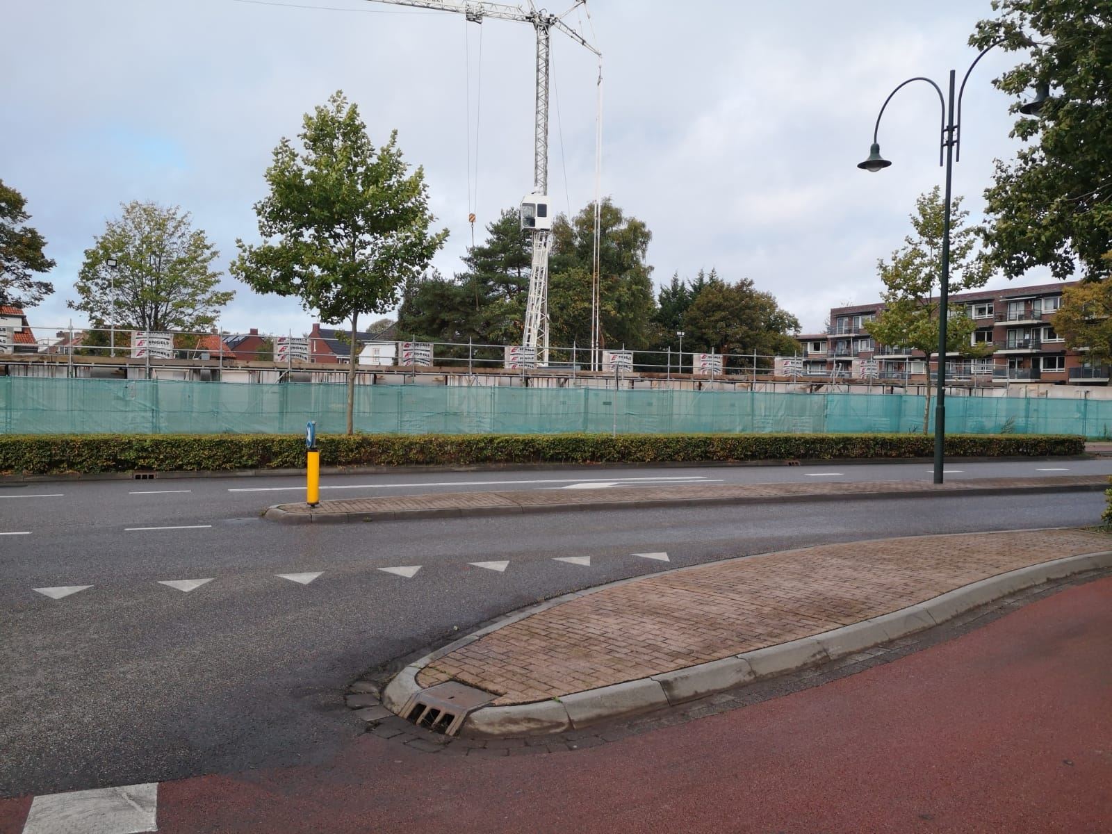 Afix fast X52 metsel steiger met steiger planken en steiger netten - bakstenen stapelen