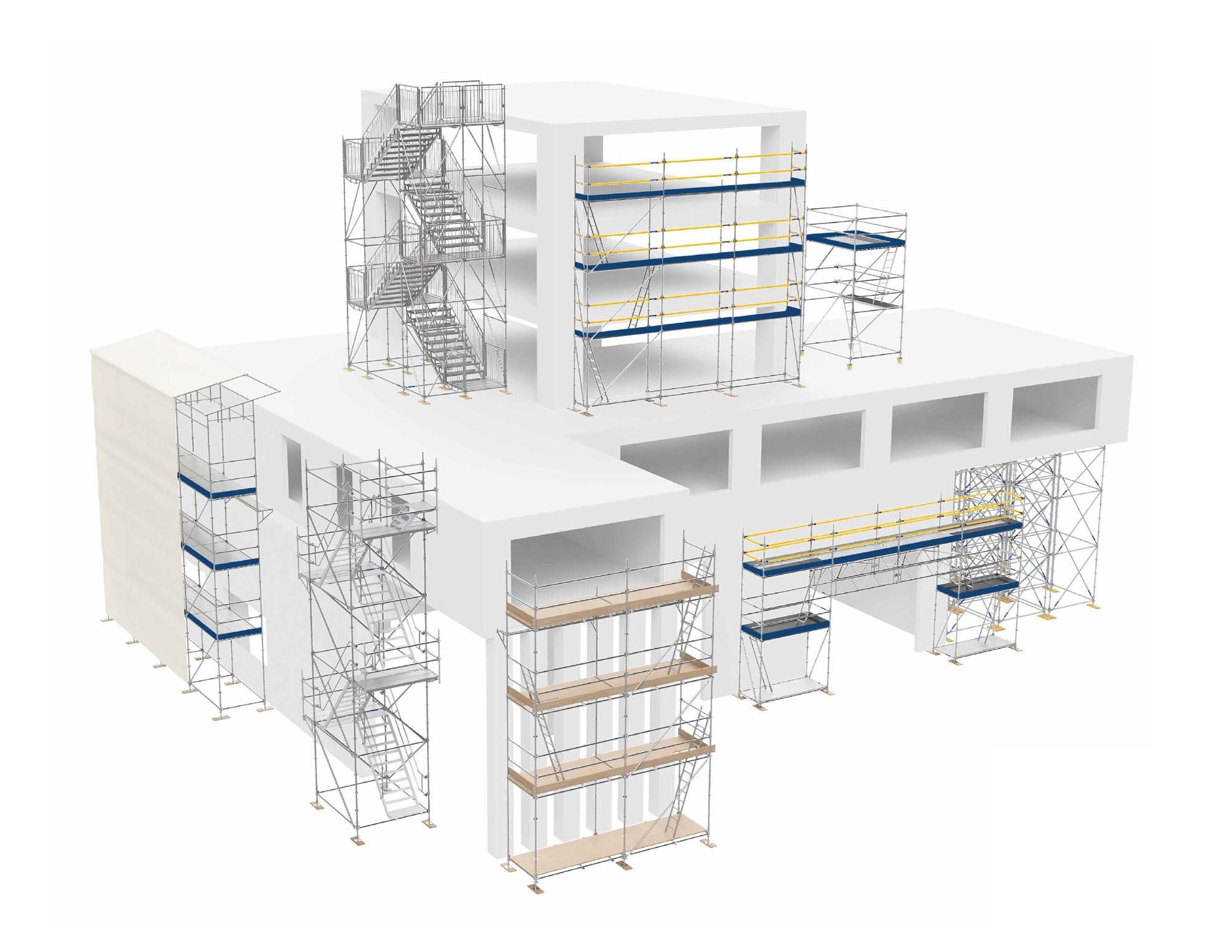 scaffolding applications for new buildings and renovations