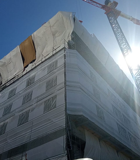 Afix fast X52 échafaudage nouveau bâtiment - hotel Royal Mansour - Casablanca Maroc