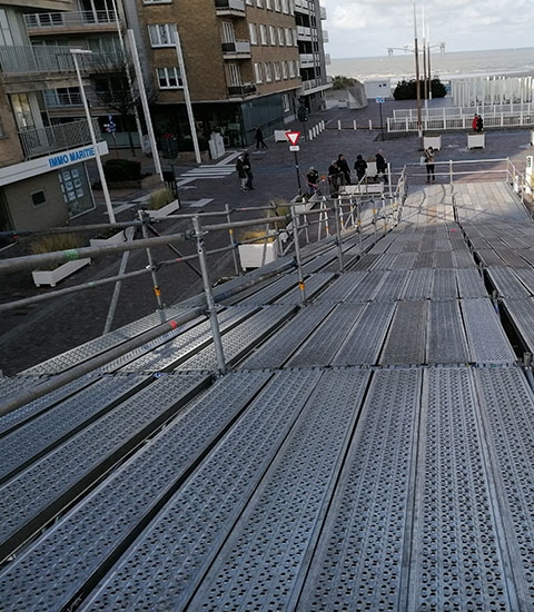 Afix fast X52 steiger opstelling met hellend vlak - glijbaan Nieuwpoort