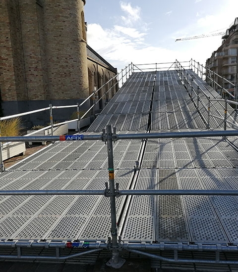 Afix fast X52 steiger opstelling met hellend vlak - glijbaan Nieuwpoort