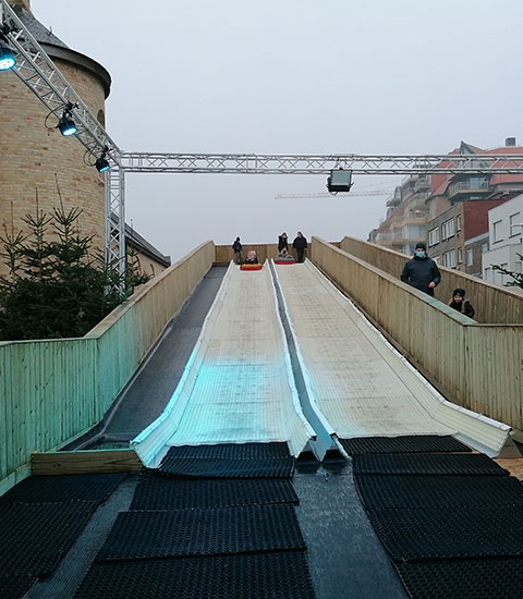 Afix fast X52 steiger opstelling met hellend vlak - glijbaan Nieuwpoort