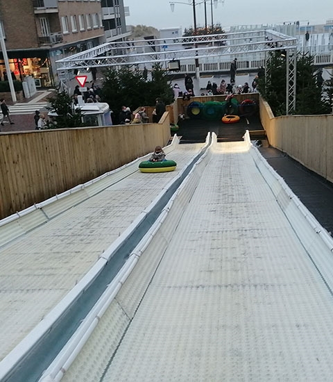 Afix fast X52 steiger opstelling met hellend vlak - glijbaan Nieuwpoort