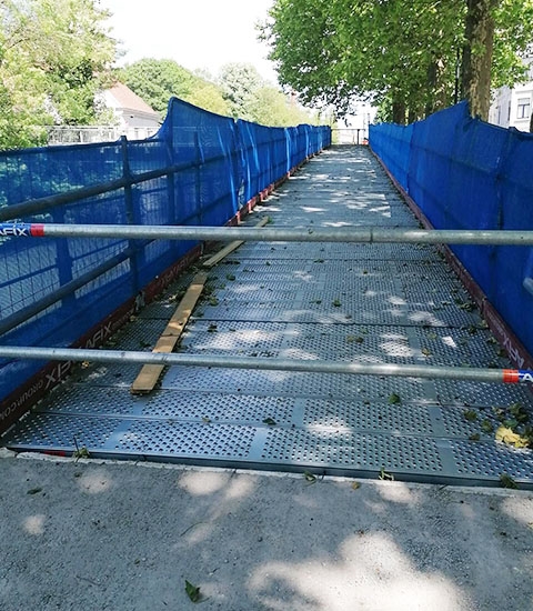 Afix fast X52 aanrijhelling Muinkbrug - Gent 