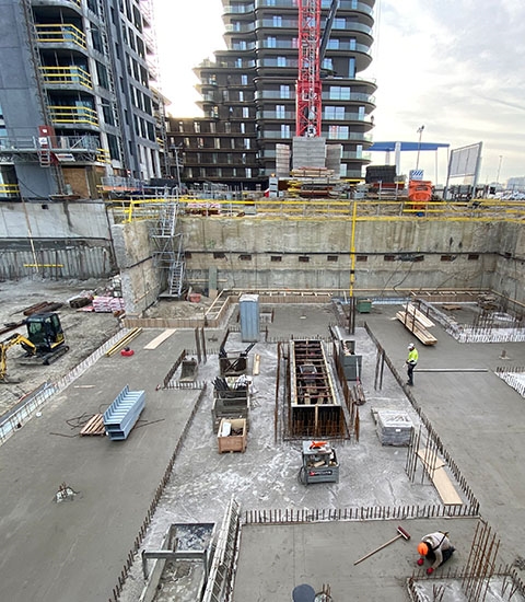 Afix fast X52 zwevende steiger trappen toren - Trinity Groep Versluys - Oostende Linkeroever