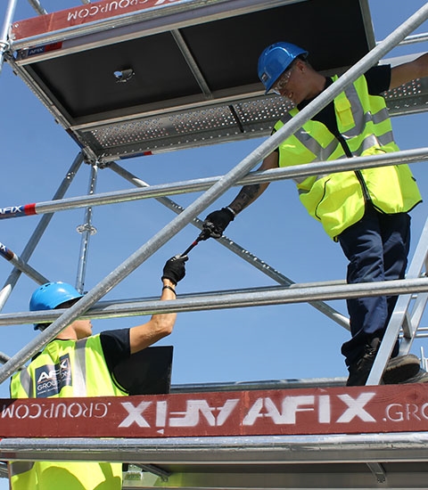 Afix Group scaffold assembly