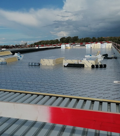 Afix fast X52 access stairs for new construction in Zandvoorde - Vaneenoo