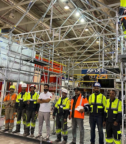 Afix Group Maroc reçoit le ministre à Sib stand d'exposition