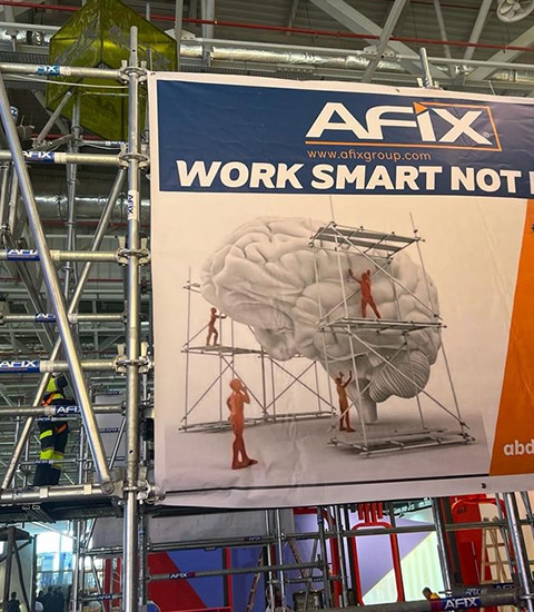 Afix Group Maroc reçoit le ministre à Sib stand d'exposition