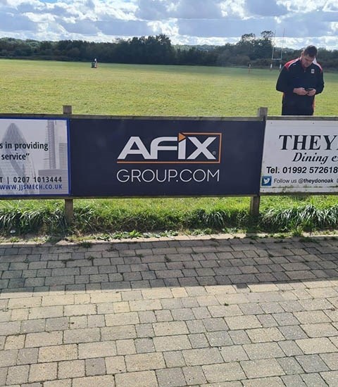 Afix Group UK new shirt sponsor of Epping rugby club | Afix group NV