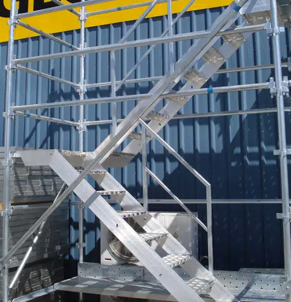 AFIXFAST treppenhäuser und treppentürme Leichtgewicht aluminium-Treppenturm