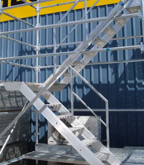 AFIXFAST escaleras y torres de escaleras torre de escalera de aluminio ligero