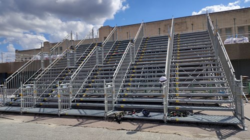 Afix Fast event trap voor Place Noord initiatief in Brussel