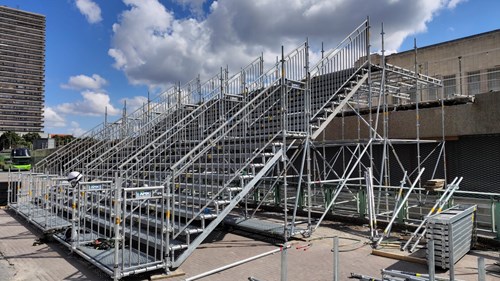 Afix Fast event trap voor Place Noord initiatief in Brussel